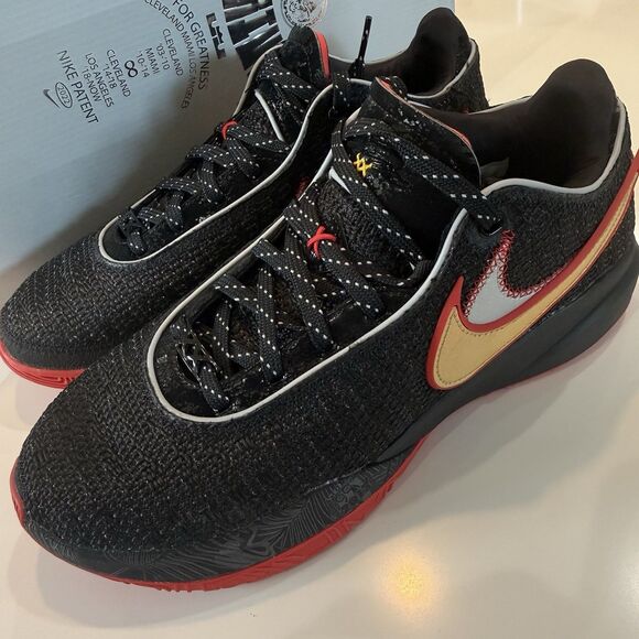 Nike Lebron James XX DJ5423 001 Mens US Size 10 Black University Red Trinity main image 10